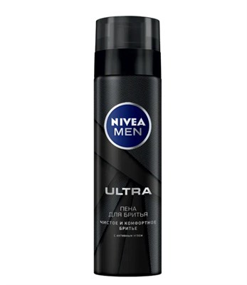 NIVEA ДЛЯ БРИТЬЯ ПЕНА ULTRA С АКТИВНЫМ УГЛЕМ 200 МЛ*12 qcch5YpBhm9marYPW-ahX1 - фото 25034