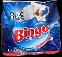 BINGO 1,5 КГ СТИРАЛЬНЫЙ ПОРОШОК КОНЦЕТРАТ ULTRA WHITE *10 ББ01670