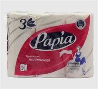 Бум.полотенца PAPIA 3сл/3рул./14бл. в уп. ББ01351