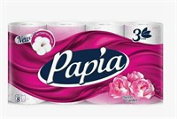 Т/Бумага PAPIA Secret Garden 3сл/8рул/7бл. в уп ББ01365