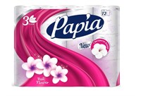 Т/Бумага PAPIA "Цветы Бали" 3сл/12рул/7бл. в уп ББ01375