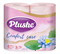 ТБ Plushe «Comfort care» water lily, розовый, аромат.,4 рул., 3 слоя,12 в уп 80286 - фото 17571